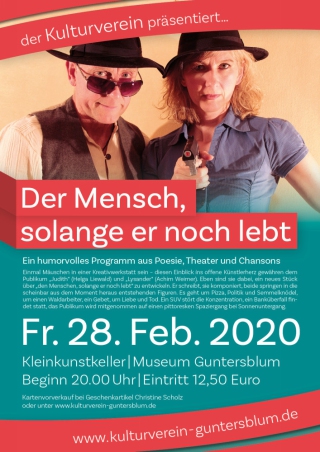 Plakat Theater Helga Liewald